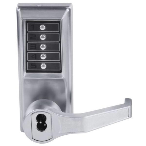 Dormakaba Mortise Combination Left Hand Reverse Lever Lock (Satin Chrome)