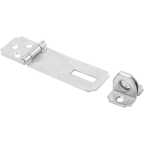 2-1/2 In Zinc-Plated Steel Fixed Stapled Safety Hasp