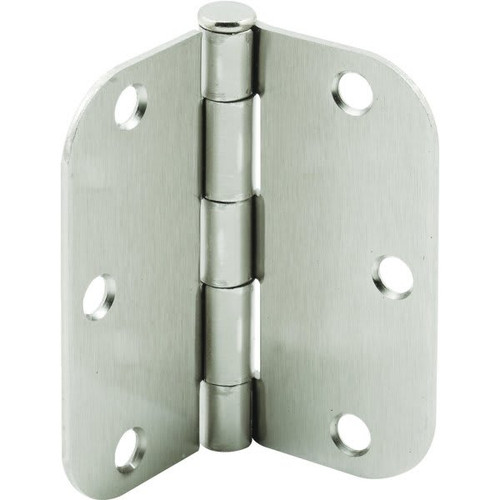 Steel 3-1/2" X 3-1/2" X 5/8" Satin Chrome Door Hinge Chrome