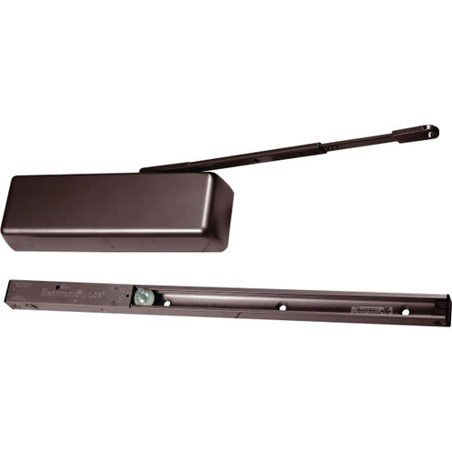 Lcn Dark Bronze Standard Arm Door Closer With Single Point Hold Open