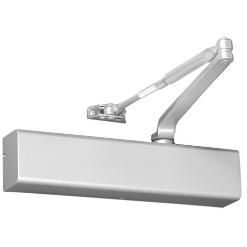 Yale Aluminum Tri-Packed Non-Hold Open Door Closer With Slim Line Cover