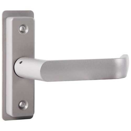 Adams Rite 4569 Cast Aluminum European Style Rh Deadlatch Lever Handle (Clear)