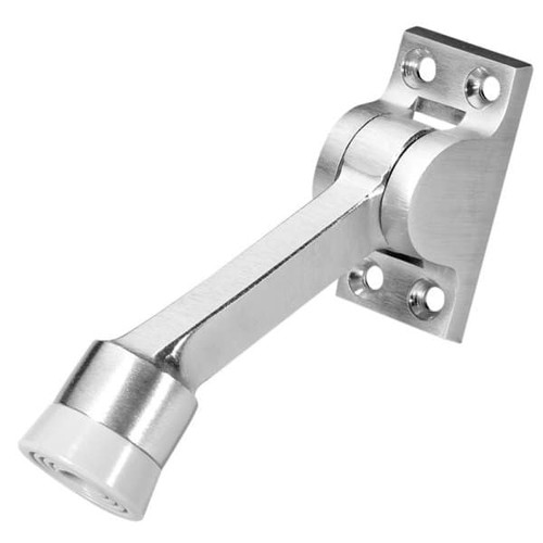 Rockwood 2-1/4 In Kick Down Door Stop (Satin Chrome)
