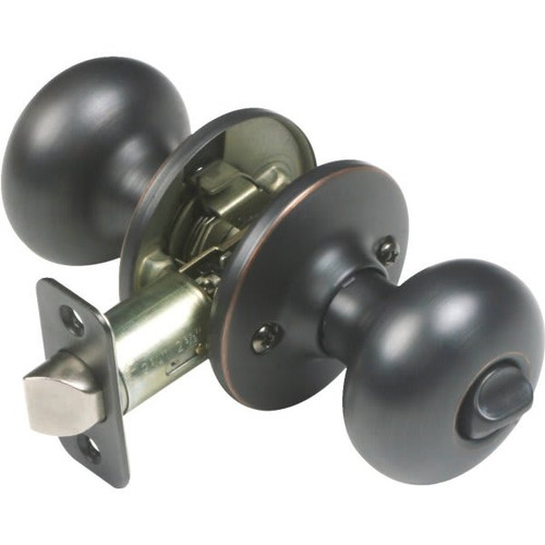 Design House Cambridge Privacy Knob, Oil-Rubbed Bronze