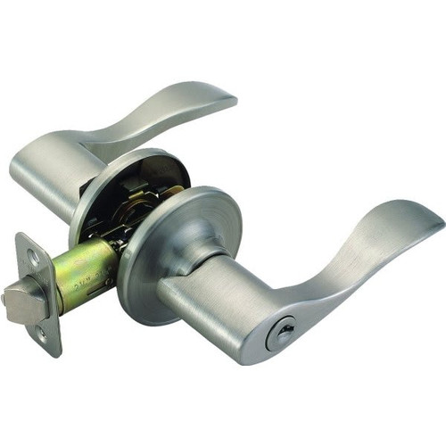 Design House Springdale Entry Lever, Satin Nickel