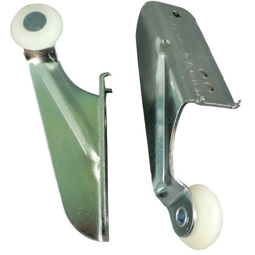 Chrome Cabinet Drawer Roller Bracket 13/16" Pack Of 34