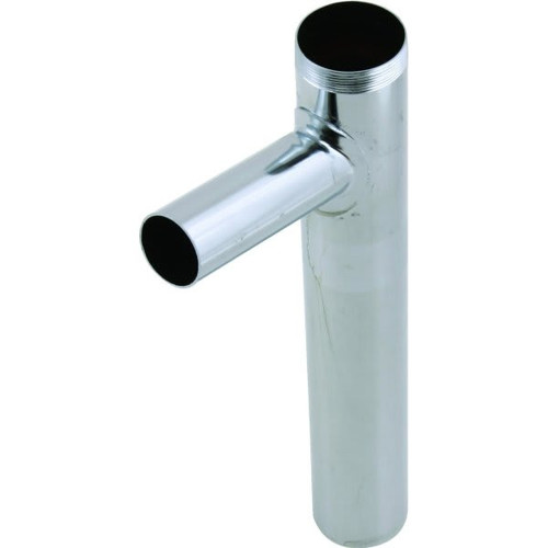 Brass Tubular Threaded Applications Branch Tailpiece 1-1/4" X 8" X ¾" Chrome Plated