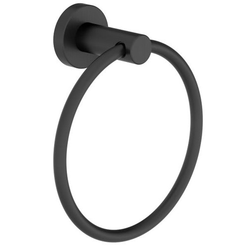 Symmons Dia Matte Black Towel Ring