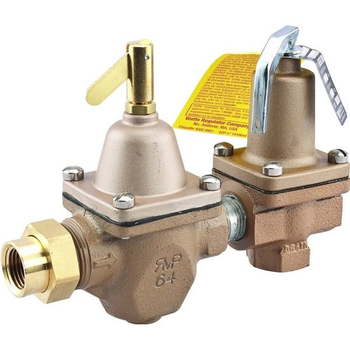 Watts 1/2" Regulator And Relief Valve With Dual Controls