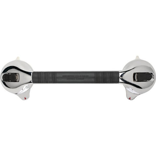 DMI 16 In. Suction Cup Grab Bar With Safety Indicators, Chrome