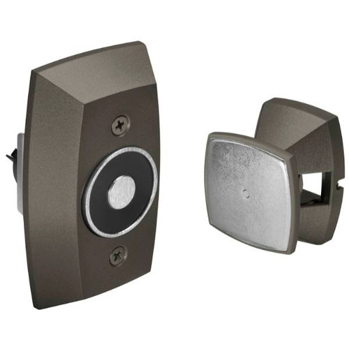 Rixson Door Holder, Dark Bronze Painted, Wall Mounted