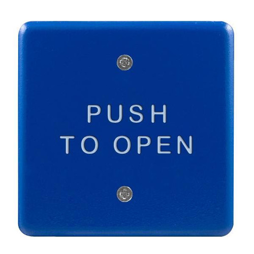 Bea- Activation Plate, White Handicap Logo, 4-1/2 Inches, Square Shaped