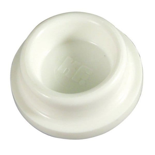 Strybuc Door Stop Bumper W/ Rubber (White) (20-Case)