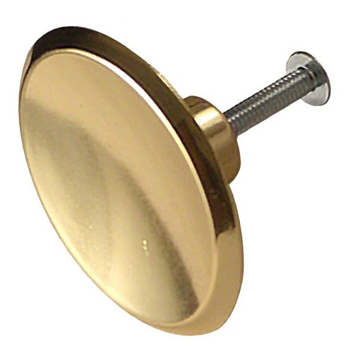 Strybuc 1-3/4 In Die Cast Wood Closet Door Knob W/ Screw (Brass) (40-Case)