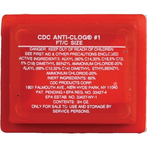 Hydro-Balance Cdc Anti-Clog #1, 3/4 Oz