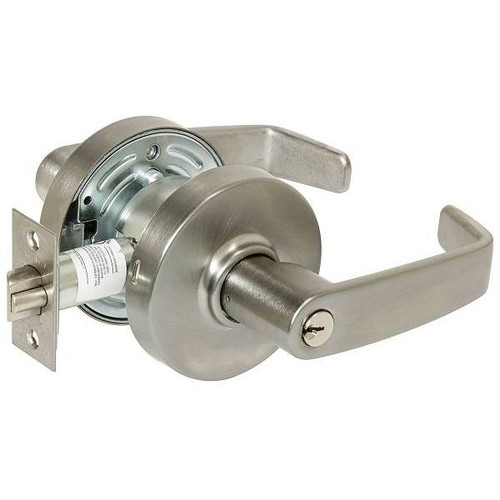 Sargent 7 Line Panic Proof Classroom Cylindrical Lever Lockset (Satin Chrome)