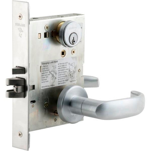 Schlage Satin Chrome 17a Office Mortise Lock
