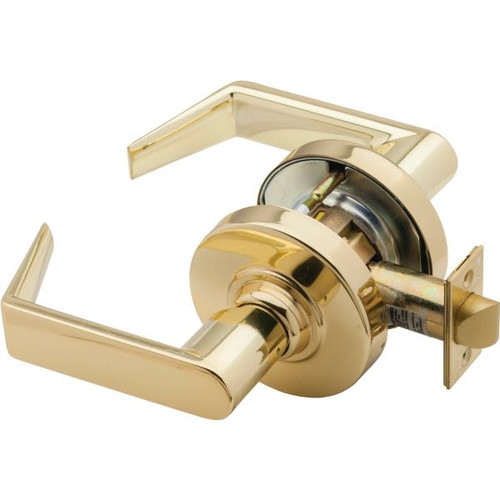 Schlage Nd Series Rhodes Mechanical Passage Lockset (Brass)