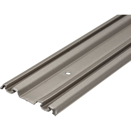 Renin Bypass Door Bottom Track 48" Satin Nickel Finish