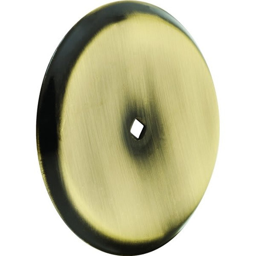 2-3/4" Antique Brass Door Knob Backplate, Package Of 5