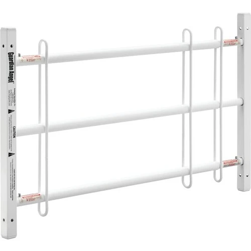 Guardian Angel Window Guard With Safety Release, 3-Bar, 23-35 Wide