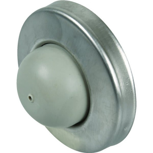 2-1/2 In Wall Mount Door Stop (5-Pack) (Satin Chrome)