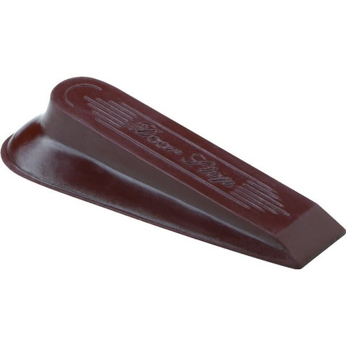 4-1/2 In Rubber Wedge Door Stop (5-Pack) (Brown)