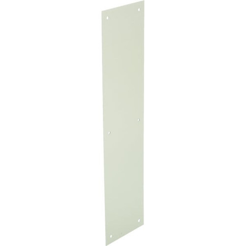 4 X 16 In Aluminum Door Push Plate (Satin Nickel)