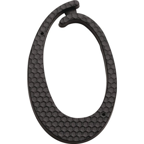 4" Black Number 0, Package Of 2