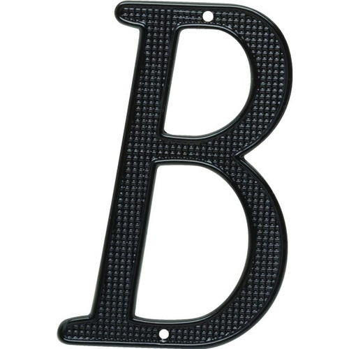 4" Black Letter B, Package Of 2