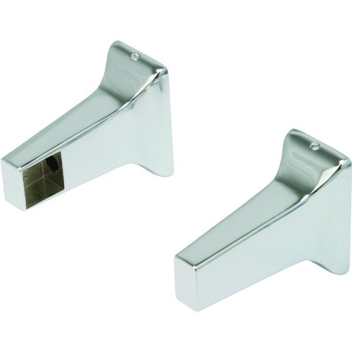 3/4" Concealed Screw Mount Towel Bar Brackets In Chrome