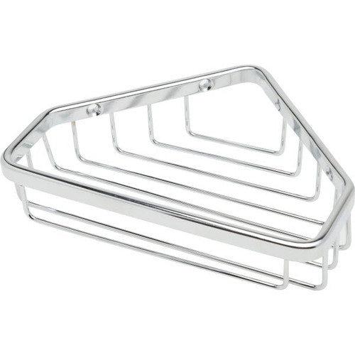 Seasons Stainless Steel 6" Corner Shower Basket