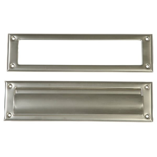 Gibraltar Mailboxes Steel Mail Slot With Satin Nickel Finish