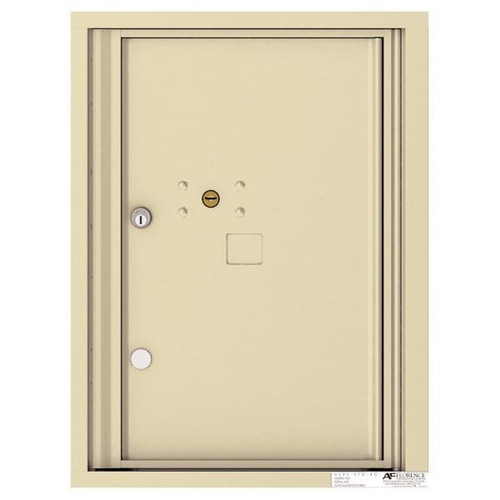 Florence Mfg Versatile 4c Mailbox, 6 High Suite, 1-Parcel Locker, Beige