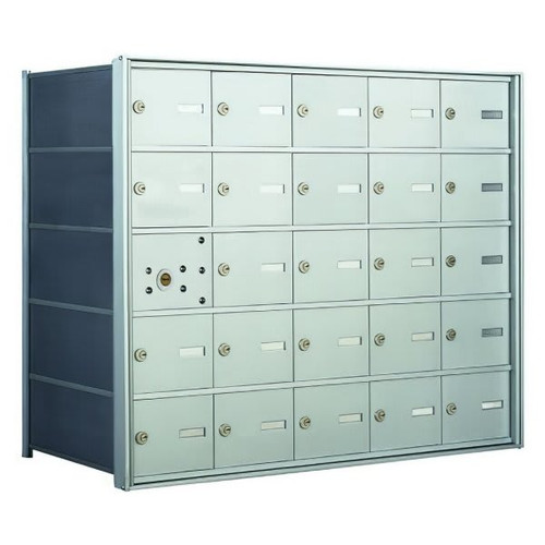 Florence Mfg 1400 Series Horizontal Front Load Mailbox 1 Master Door, 24 Mailboxes