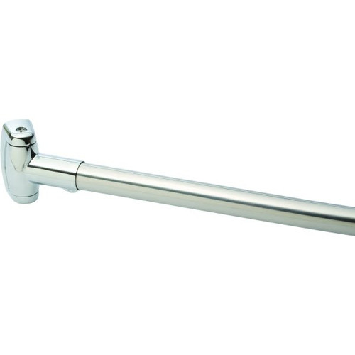 Crescent 60" Curved Shower Rod Polished Stainless Steel 9" Bow Case Of 6