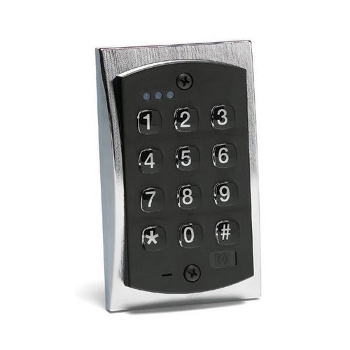 Nortek 2000e Indoor/Outdoor Flush-Mount Backlit Access Control Keypad Aluminum