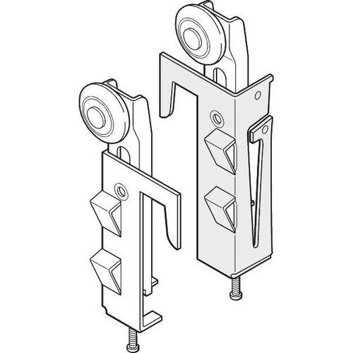 2-3/4"L Top Acme Wardrobe Roller Package Of 2