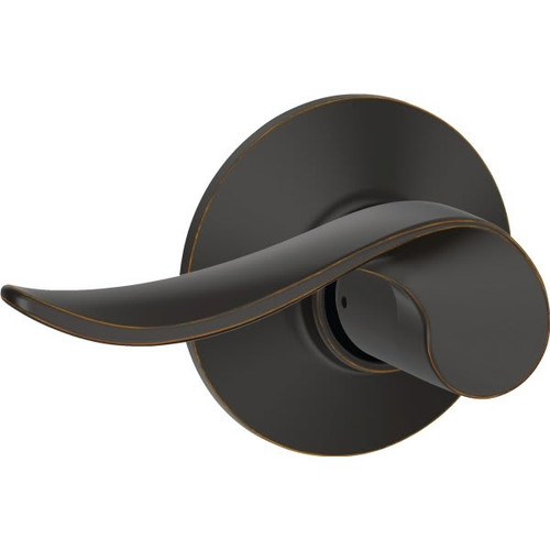 Schlage Sacramento F Series Lever, Passage, Grade Aaa, Aged Bronze