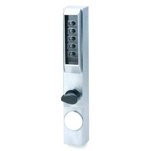 Stanley Simplex Access Controls Narrow Push But Entry Trim Satin Chrome