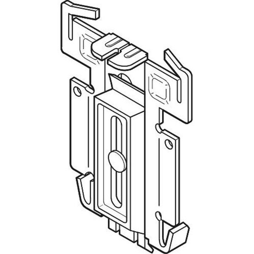 Wardrobe Bi-Pass Door Bottom Track Guide Acme, Package Of 2