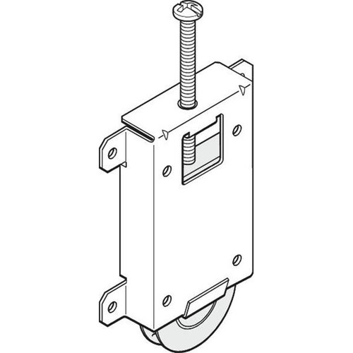 Contractor Mirror Door Roller Screw In Design Package Of 2