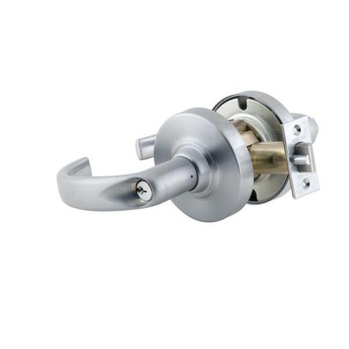 Schlage Nd Series Cylindrical Lockset, Satin Chrome, Sparta, S123 Keyway