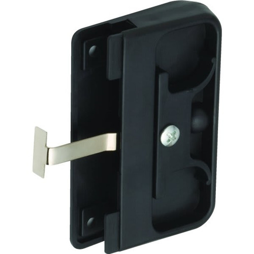 2-5/8 In Plastic Sliding Screen Door Latch And Pull (Black)