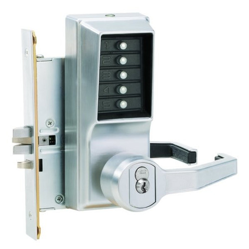 Simplex Access Controls Push Button Entry With Key Override, Rh Reversible