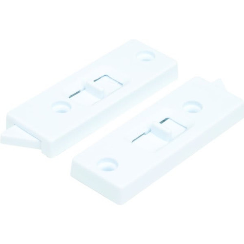 3 In Plastic Window Tilt Latch (4-Pack) (White)