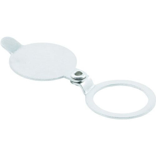 1/2 In Solid Brass Door Viewer Cover (100-Pack) (Polished Chrome)