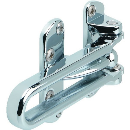 2 In Cast Zinc Door Slide Security Door Lock (25-Pack) (Chrome)