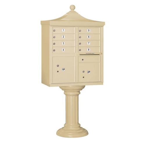 Salsbury Industries Regency Decorative- Sandstone-Includes Cbu- And Pedestal