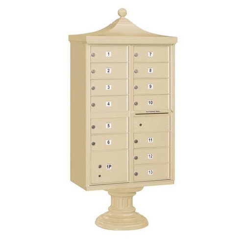 Salsbury Industries Regency Decorative-Sandstone- -Includes Top And Cover